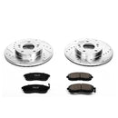 PowerStop Z23 Daily Driver Carbon-Fiber Ceramic Brake Pad and Drilled & Slotted