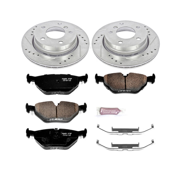 PowerStop Z23 Daily Driver Carbon-Fiber Ceramic Brake Pad and Drilled & Slotted