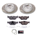PowerStop Semi-Coated Rotor and Low-Dust Ceramic Brake Pad Kit