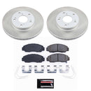 PowerStop Semi-Coated Rotor and Low-Dust Ceramic Brake Pad Kit