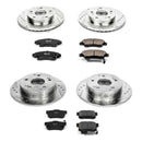 PowerStop Z23 Daily Driver Carbon-Fiber Ceramic Brake Pad and Drilled & Slotted