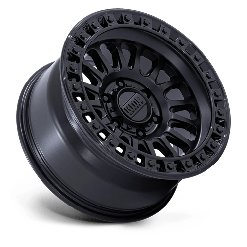 20X9 KMC KM552 IMS Matte Black W/ Gloss Black Lip 5x127 ET0 Wheel Rim