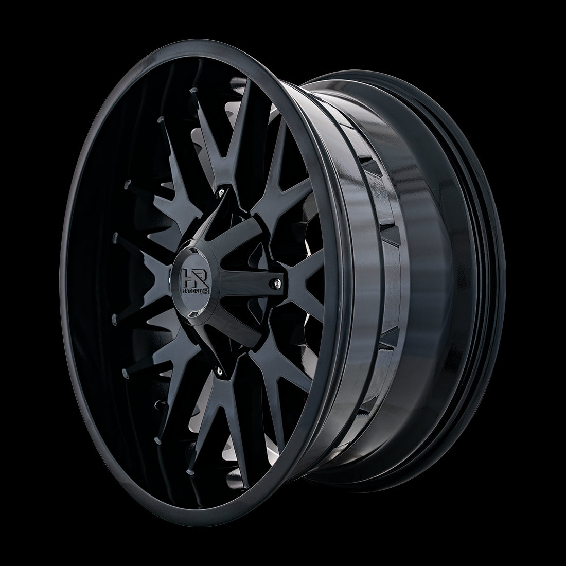 22x10 Hardrock Affliction Gloss Black 6x135/139.7 ET-19 wheel/rim