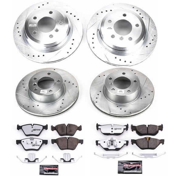 PowerStop Z26 Street Performance Ceramic Brake Pad and Drilled & Slotted Rotor K