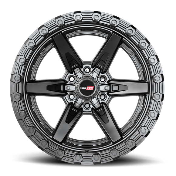 20x9 Vortek VRT-602 Argon Satin Black 6x135 ET20 CB106.1 Wheel Rim