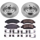 PowerStop OE Stock Replacement Low-Dust Ceramic Brake Pad and Rotor Kit