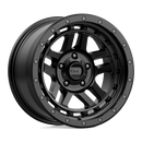 17X9 KMC KM540 RECON Satin Black 5X127 ET-12 wheel/rim-2