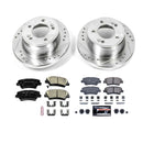 PowerStop Z23 Daily Driver Carbon-Fiber Ceramic Brake Pad and Drilled & Slotted