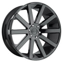 22X9.5 Dub Shot Calla Gloss Black 6x139.7 S219229584+20