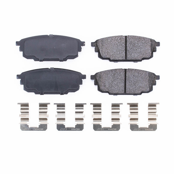 PowerStop Z17 Evolution Ceramic Brake Pads With Hardware