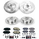 PowerStop Z23 Daily Driver Carbon-Fiber Ceramic Brake Pad and Drilled & Slotted