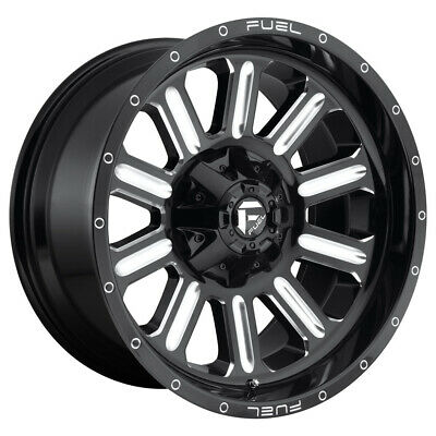 18X9 Fuel D620 Hardline Gloss Black Milled 6X135/6X139.7 ET-12 wheel/rim