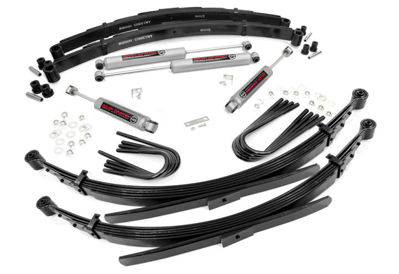 Rough Country 2" Lift 52" Rear Springs For GMC C15 K15 Half-Ton 73-76