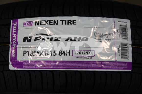185/60R15 Nexen N Priz AH8 Tire(s) 84H BSW B 185 60 15 1856015