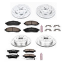 PowerStop Z23 Daily Driver Carbon-Fiber Ceramic Brake Pad and Drilled & Slotted