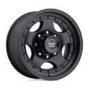 16X7 American Racing AR23 Black Wheel 8X165.1 ET-6 8-165.1 16-7 AR236782B-1