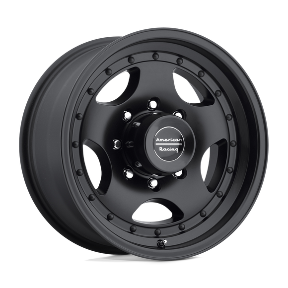 16X7 American Racing AR23 Black Wheel 8X165.1 ET-6 8-165.1 16-7 AR236782B
