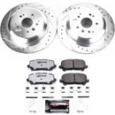 PowerStop Z36 Carbon-Fiber Ceramic Brake Pad with Drilled and Slotted Rotor Kit