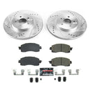 PowerStop Z23 Daily Driver Carbon-Fiber Ceramic Brake Pad and Drilled & Slotted