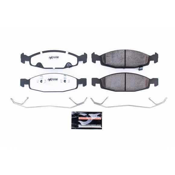 PowerStop Z26 Street Performance Carbon-Fiber Ceramic Brake Pads With Hardware