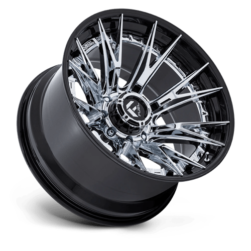 20x9 Fuel Off-Road FC402 Catalyst Chrome With Gloss Black Lip 8x180 ET1 Wheel