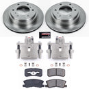 PowerStop OE Stock Replacement Low-Dust Ceramic Brake Pad, Rotor and Caliper Kit