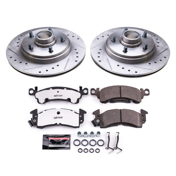 PowerStop Z26 Street Performance Ceramic Brake Pad and Drilled & Slotted Rotor K