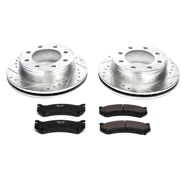 PowerStop Z23 Daily Driver Carbon-Fiber Ceramic Brake Pad and Drilled & Slotted