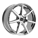 18X7.5 Motiv 432C Rigor Chrome Plated 5x114.3/120 ET40 wheel/rim