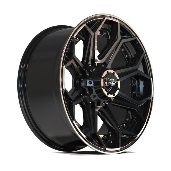4Play Gen2 4P80R 20x9 Black Brushed Face Tinted Wheel 8x170 ET0 CB124.9