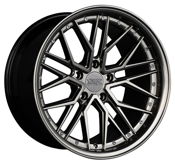 18x8.5 XXR 571 Chromium Black Wheel 5x4.5 ET25 CB73.1