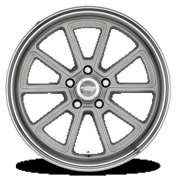 18X10 American Racing VN510 DRAFT VINTAGE SLV DIA LP 5X114.3 ET12 wheel/rim