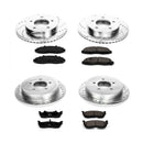PowerStop Z23 Daily Driver Carbon-Fiber Ceramic Brake Pad and Drilled & Slotted