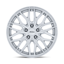 17x8 Petrol PE004 P3E Machined Brushed Gloss Silver 5x115 ET40 CB72.56 Wheel Rim