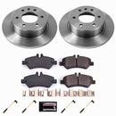 PowerStop OE Stock Replacement Low-Dust Ceramic Brake Pad and Rotor Kit