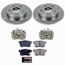 PowerStop OE Stock Replacement Low-Dust Ceramic Brake Pad, Rotor and Caliper Kit