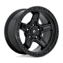 17X9 Fuel D697 KICKER Matte Black 5X127 ET-12 wheel/rim