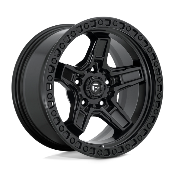 17X9 Fuel D697 KICKER Matte Black 5X127 ET-12 wheel/rim