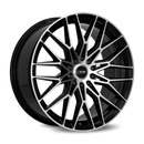 18x8 DRW Tuner D21 Gloss Black Machine Face 5x100/114.3 ET38 wheel/rim