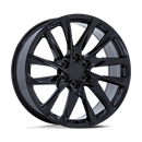 22X9 Performance Replicas PR213 Gloss Black 6X139.7 6X5.5 ET28 Wheel Rim