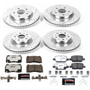 PowerStop Z26 Street Performance Ceramic Brake Pad and Drilled & Slotted Rotor K