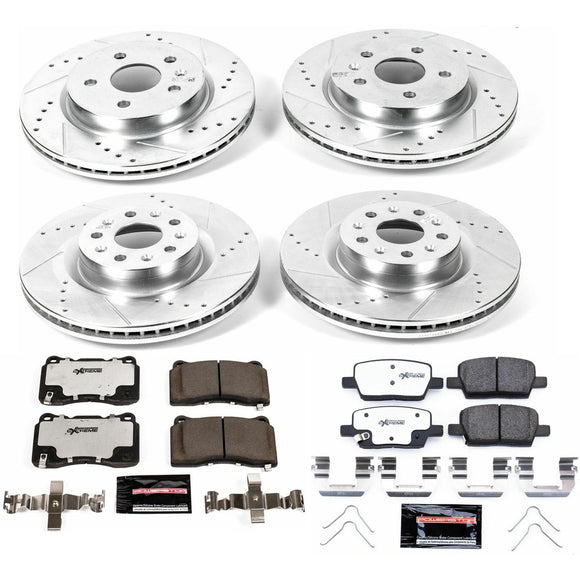 PowerStop Z26 Street Performance Ceramic Brake Pad and Drilled & Slotted Rotor K