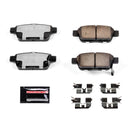 PowerStop Z36 Truck And Tow Carbon-Fiber Ceramic Brake Pads With Hardware