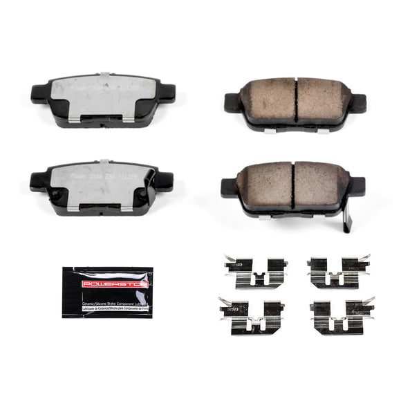 PowerStop Z36 Truck And Tow Carbon-Fiber Ceramic Brake Pads With Hardware