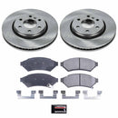 PowerStop OE Stock Replacement Low-Dust Ceramic Brake Pad and Rotor Kit