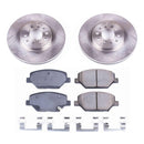 PowerStop OE Stock Replacement Low-Dust Ceramic Brake Pad and Rotor Kit