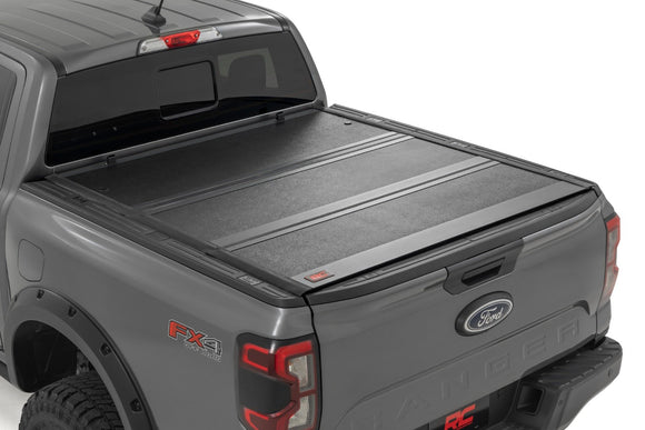 Rough Country Hard Low Profile Bed Cover For 5' Bed Ford Ranger 2024-25