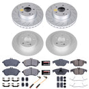 PowerStop Genuine Geomet Coated Rotor and Carbon-Fiber Ceramic Brake Pad Kit