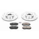 PowerStop Z23 Daily Driver Carbon-Fiber Ceramic Brake Pad and Drilled & Slotted