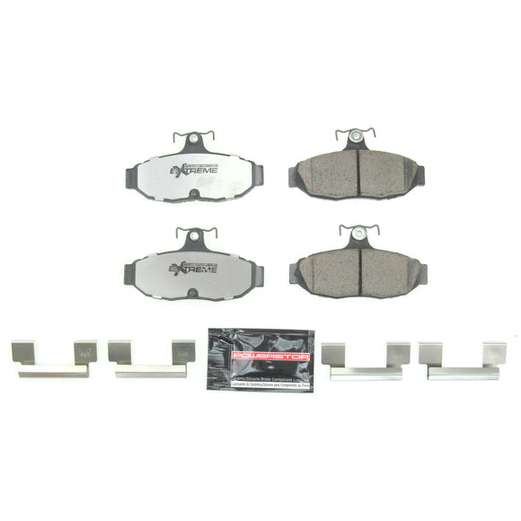 PowerStop Z26 Street Performance Carbon-Fiber Ceramic Brake Pads With Hardware